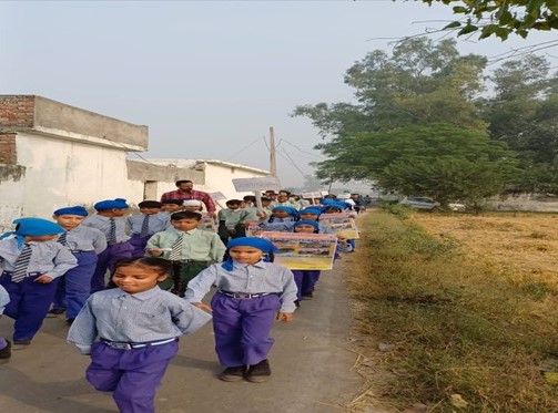 School Rally by Students on No Stubble Burning.jpg